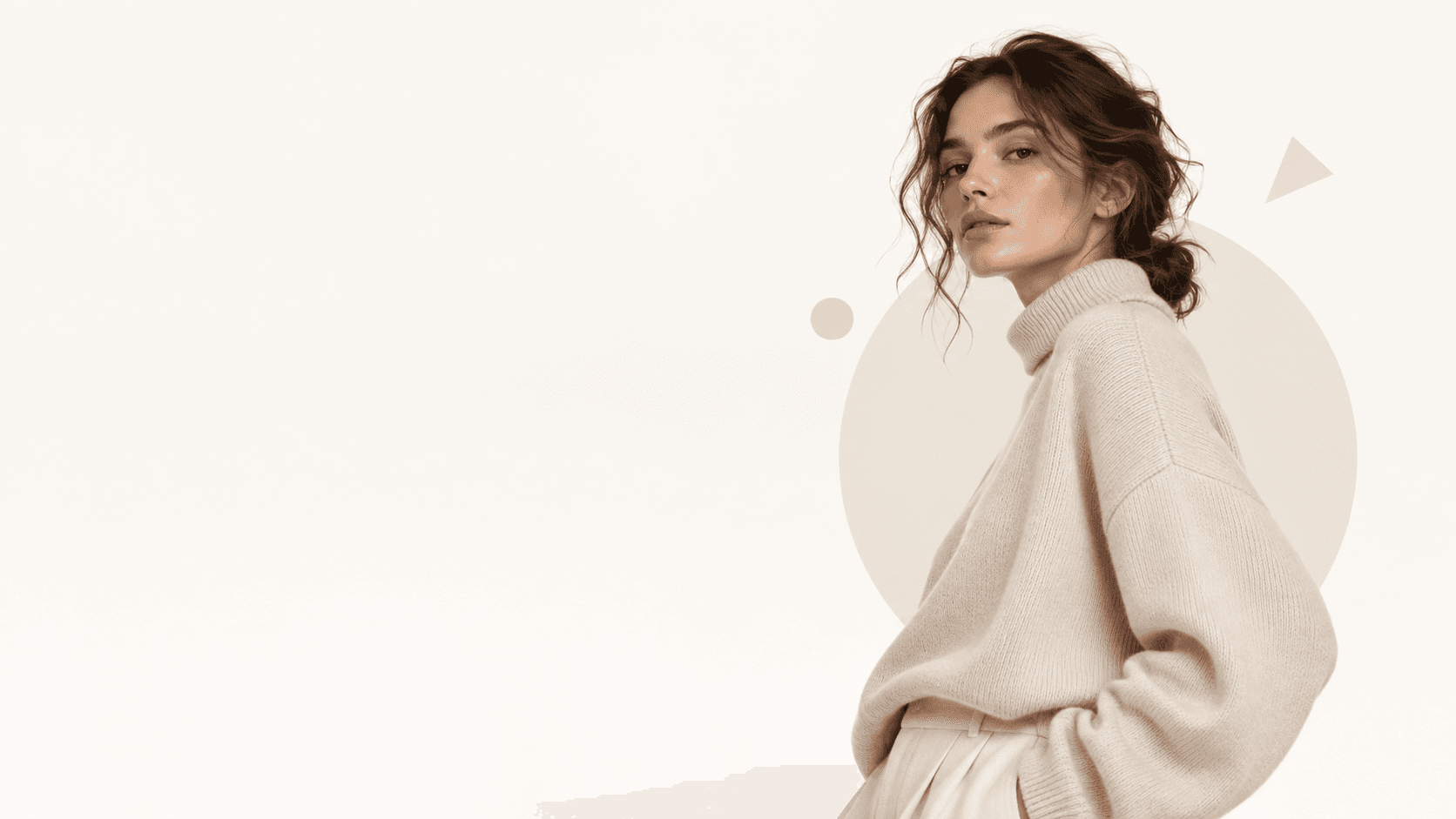 New season fashion in soft neutral tones